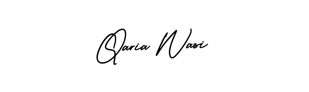 Once you've used our free online signature maker to create your best signature AmerikaSignatureDemo-Regular style, it's time to enjoy all of the benefits that Qaria Wasi name signing documents. Qaria Wasi signature style 3 images and pictures png