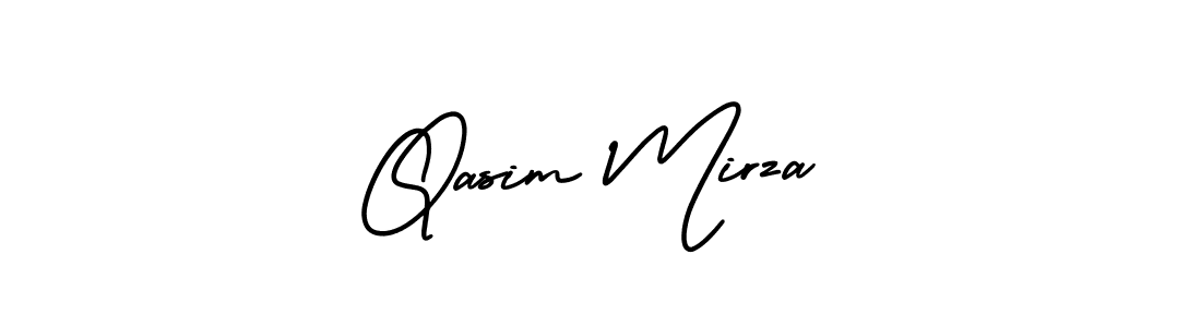 It looks lik you need a new signature style for name Qasim Mirza. Design unique handwritten (AmerikaSignatureDemo-Regular) signature with our free signature maker in just a few clicks. Qasim Mirza signature style 3 images and pictures png