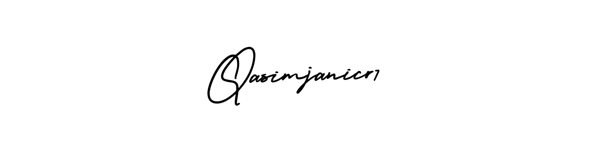 Make a short Qasimjanicr7 signature style. Manage your documents anywhere anytime using AmerikaSignatureDemo-Regular. Create and add eSignatures, submit forms, share and send files easily. Qasimjanicr7 signature style 3 images and pictures png