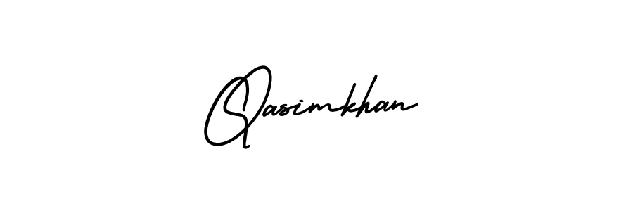 Design your own signature with our free online signature maker. With this signature software, you can create a handwritten (AmerikaSignatureDemo-Regular) signature for name Qasimkhan. Qasimkhan signature style 3 images and pictures png