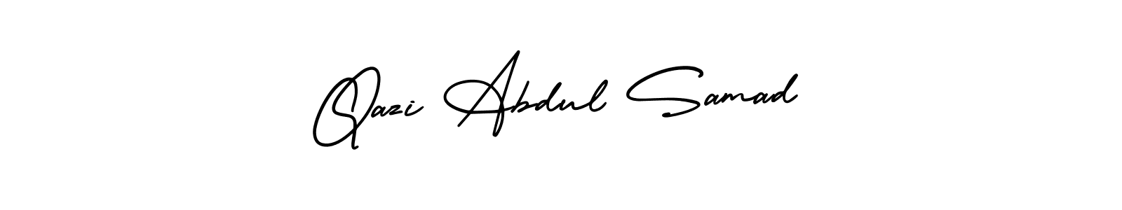 You can use this online signature creator to create a handwritten signature for the name Qazi Abdul Samad. This is the best online autograph maker. Qazi Abdul Samad signature style 3 images and pictures png