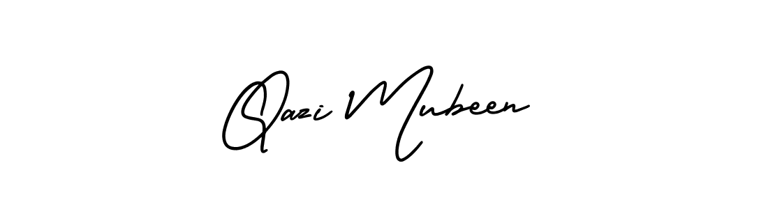 Also we have Qazi Mubeen name is the best signature style. Create professional handwritten signature collection using AmerikaSignatureDemo-Regular autograph style. Qazi Mubeen signature style 3 images and pictures png