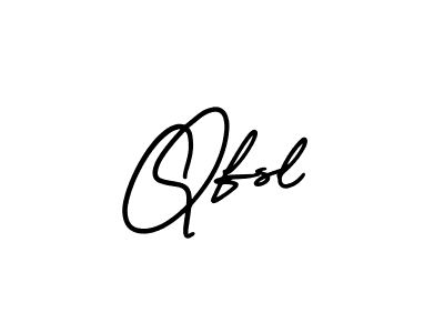 Qfsl stylish signature style. Best Handwritten Sign (AmerikaSignatureDemo-Regular) for my name. Handwritten Signature Collection Ideas for my name Qfsl. Qfsl signature style 3 images and pictures png