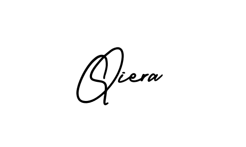 Make a beautiful signature design for name Qiera. Use this online signature maker to create a handwritten signature for free. Qiera signature style 3 images and pictures png