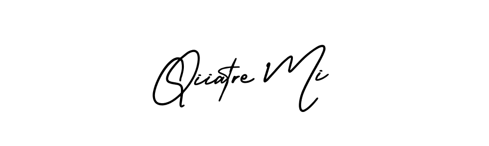 Check out images of Autograph of Qiiatre Mi name. Actor Qiiatre Mi Signature Style. AmerikaSignatureDemo-Regular is a professional sign style online. Qiiatre Mi signature style 3 images and pictures png