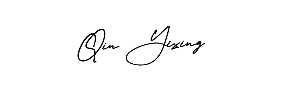 Design your own signature with our free online signature maker. With this signature software, you can create a handwritten (AmerikaSignatureDemo-Regular) signature for name Qin Yixing. Qin Yixing signature style 3 images and pictures png