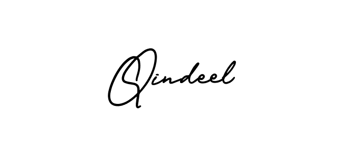 AmerikaSignatureDemo-Regular is a professional signature style that is perfect for those who want to add a touch of class to their signature. It is also a great choice for those who want to make their signature more unique. Get Qindeel name to fancy signature for free. Qindeel signature style 3 images and pictures png