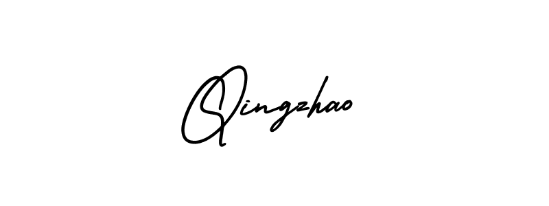 Check out images of Autograph of Qingzhao name. Actor Qingzhao Signature Style. AmerikaSignatureDemo-Regular is a professional sign style online. Qingzhao signature style 3 images and pictures png