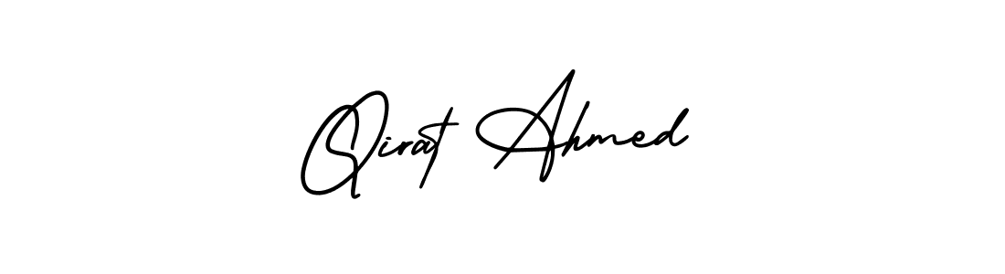 Make a short Qirat Ahmed signature style. Manage your documents anywhere anytime using AmerikaSignatureDemo-Regular. Create and add eSignatures, submit forms, share and send files easily. Qirat Ahmed signature style 3 images and pictures png