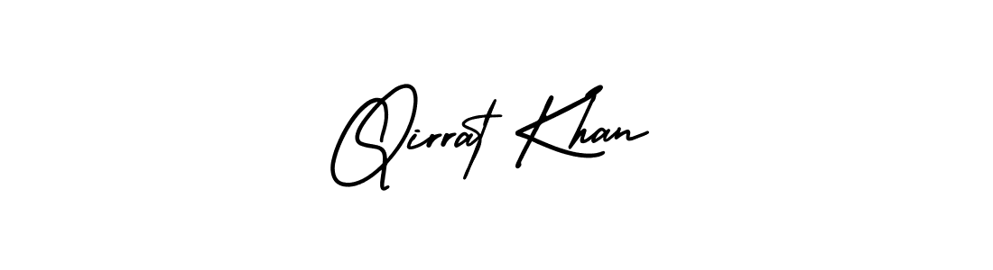 Check out images of Autograph of Qirrat Khan name. Actor Qirrat Khan Signature Style. AmerikaSignatureDemo-Regular is a professional sign style online. Qirrat Khan signature style 3 images and pictures png