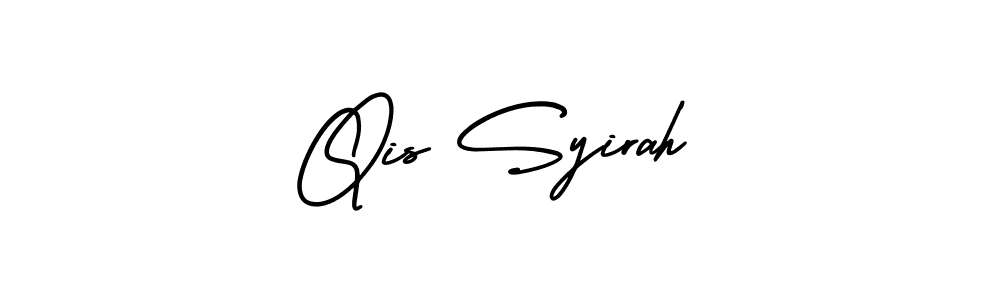 Make a beautiful signature design for name Qis Syirah. Use this online signature maker to create a handwritten signature for free. Qis Syirah signature style 3 images and pictures png