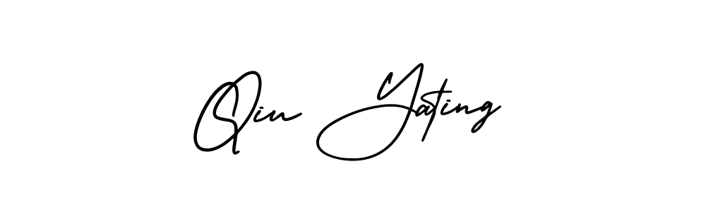 Once you've used our free online signature maker to create your best signature AmerikaSignatureDemo-Regular style, it's time to enjoy all of the benefits that Qiu Yating name signing documents. Qiu Yating signature style 3 images and pictures png