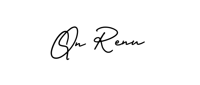 Make a short Qn Renu signature style. Manage your documents anywhere anytime using AmerikaSignatureDemo-Regular. Create and add eSignatures, submit forms, share and send files easily. Qn Renu signature style 3 images and pictures png