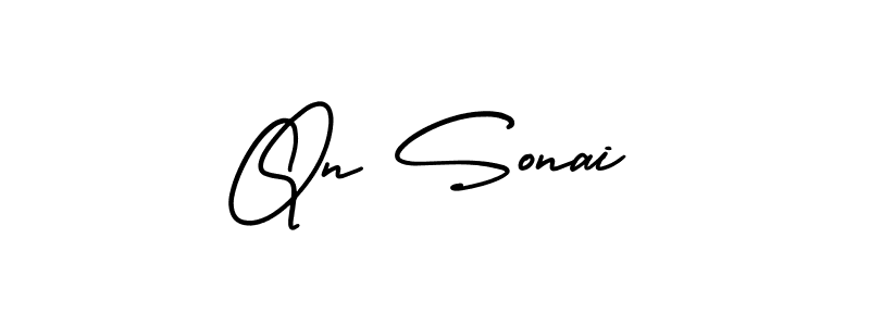 Best and Professional Signature Style for Qn Sonai. AmerikaSignatureDemo-Regular Best Signature Style Collection. Qn Sonai signature style 3 images and pictures png