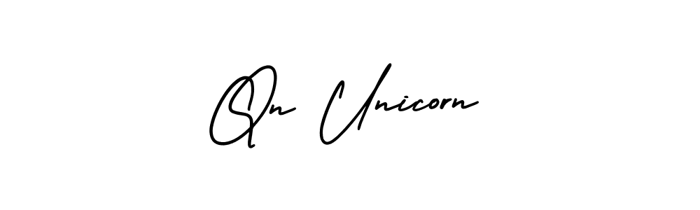 Use a signature maker to create a handwritten signature online. With this signature software, you can design (AmerikaSignatureDemo-Regular) your own signature for name Qn Unicorn. Qn Unicorn signature style 3 images and pictures png