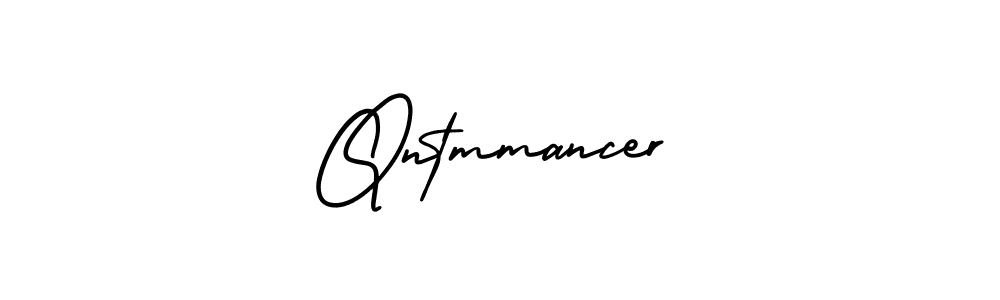 You should practise on your own different ways (AmerikaSignatureDemo-Regular) to write your name (Qntmmancer) in signature. don't let someone else do it for you. Qntmmancer signature style 3 images and pictures png