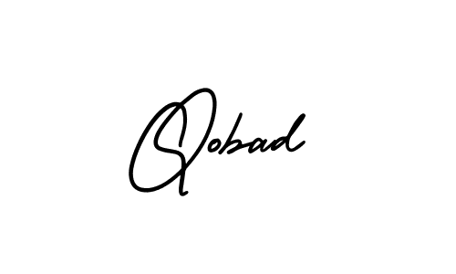 Check out images of Autograph of Qobad name. Actor Qobad Signature Style. AmerikaSignatureDemo-Regular is a professional sign style online. Qobad signature style 3 images and pictures png
