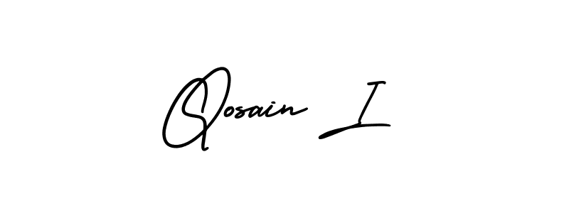 Similarly AmerikaSignatureDemo-Regular is the best handwritten signature design. Signature creator online .You can use it as an online autograph creator for name Qosain I. Qosain I signature style 3 images and pictures png