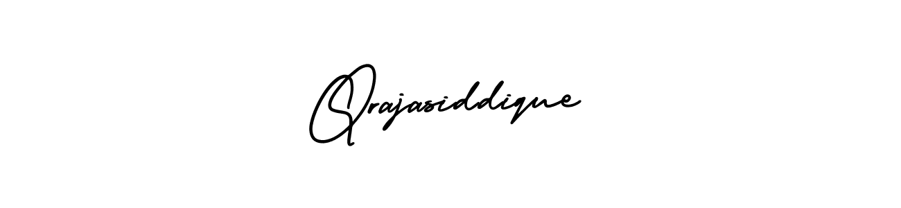 AmerikaSignatureDemo-Regular is a professional signature style that is perfect for those who want to add a touch of class to their signature. It is also a great choice for those who want to make their signature more unique. Get Qrajasiddique name to fancy signature for free. Qrajasiddique signature style 3 images and pictures png