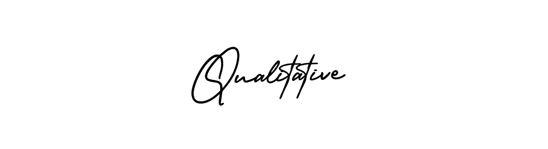 This is the best signature style for the Qualitative name. Also you like these signature font (AmerikaSignatureDemo-Regular). Mix name signature. Qualitative signature style 3 images and pictures png