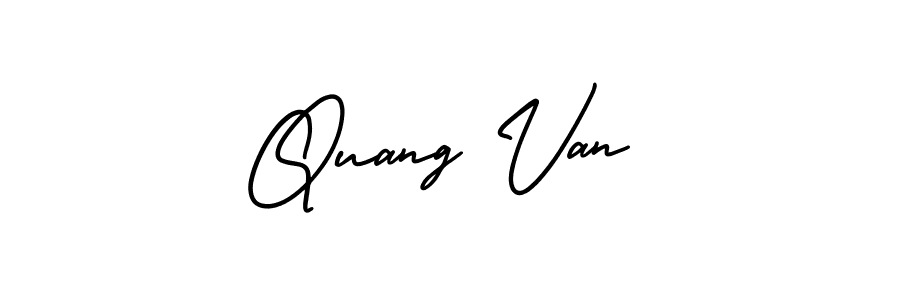 Make a beautiful signature design for name Quang Van. Use this online signature maker to create a handwritten signature for free. Quang Van signature style 3 images and pictures png