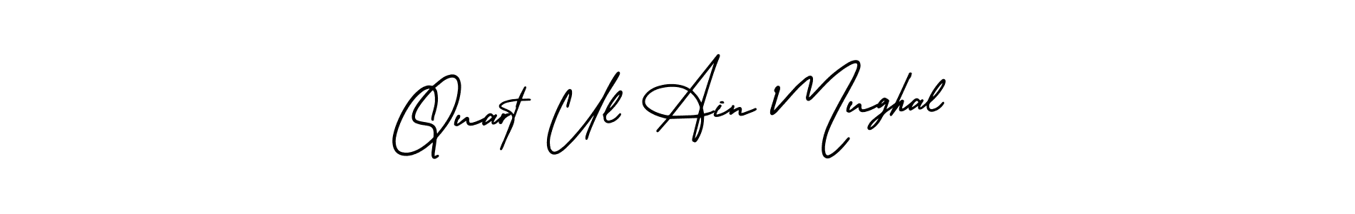 This is the best signature style for the Quart Ul Ain Mughal name. Also you like these signature font (AmerikaSignatureDemo-Regular). Mix name signature. Quart Ul Ain Mughal signature style 3 images and pictures png