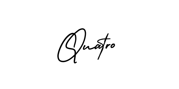 if you are searching for the best signature style for your name Quatro. so please give up your signature search. here we have designed multiple signature styles  using AmerikaSignatureDemo-Regular. Quatro signature style 3 images and pictures png