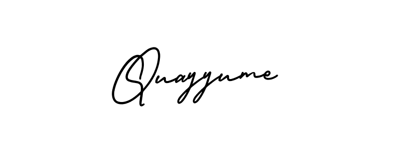 Here are the top 10 professional signature styles for the name Quayyume. These are the best autograph styles you can use for your name. Quayyume signature style 3 images and pictures png