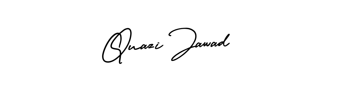 Create a beautiful signature design for name Quazi Jawad. With this signature (AmerikaSignatureDemo-Regular) fonts, you can make a handwritten signature for free. Quazi Jawad signature style 3 images and pictures png