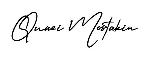 Download transparent PNG signature for name Quazi Mostakin styled with AmerikaSignatureDemo-Regular font. Ready to paste directly into PDF and Word agreements. Quazi Mostakin signature style 3 images and pictures png