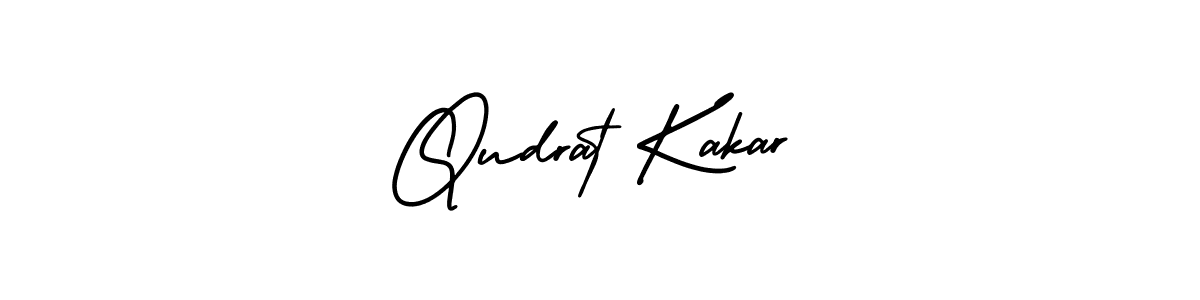 Also You can easily find your signature by using the search form. We will create Qudrat Kakar name handwritten signature images for you free of cost using AmerikaSignatureDemo-Regular sign style. Qudrat Kakar signature style 3 images and pictures png
