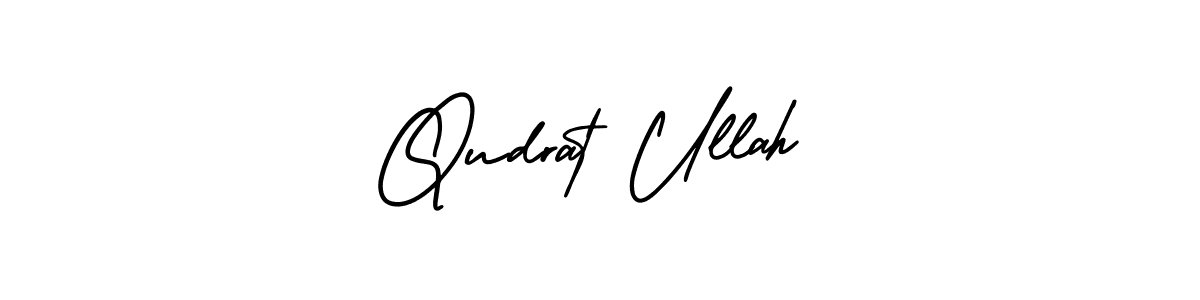 How to make Qudrat Ullah signature? AmerikaSignatureDemo-Regular is a professional autograph style. Create handwritten signature for Qudrat Ullah name. Qudrat Ullah signature style 3 images and pictures png
