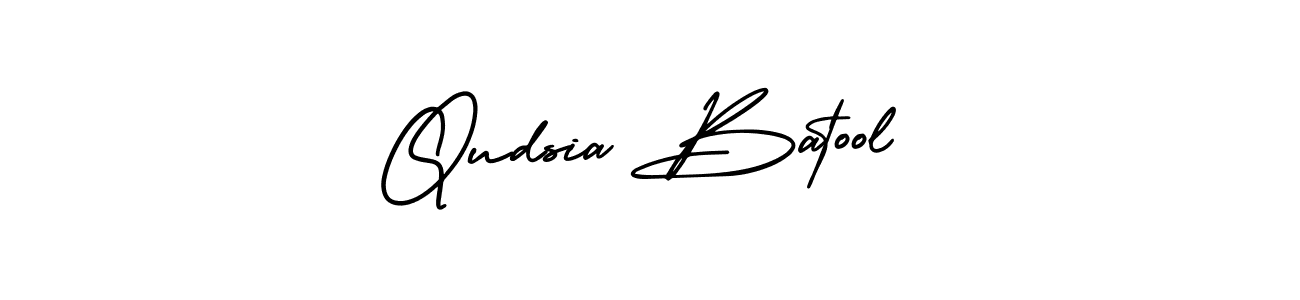 Also You can easily find your signature by using the search form. We will create Qudsia Batool name handwritten signature images for you free of cost using AmerikaSignatureDemo-Regular sign style. Qudsia Batool signature style 3 images and pictures png