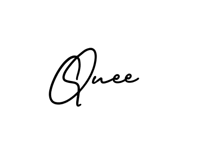 Quee stylish signature style. Best Handwritten Sign (AmerikaSignatureDemo-Regular) for my name. Handwritten Signature Collection Ideas for my name Quee. Quee signature style 3 images and pictures png