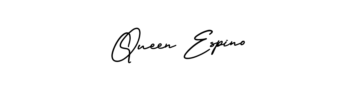 How to Draw Queen Espino signature style? AmerikaSignatureDemo-Regular is a latest design signature styles for name Queen Espino. Queen Espino signature style 3 images and pictures png