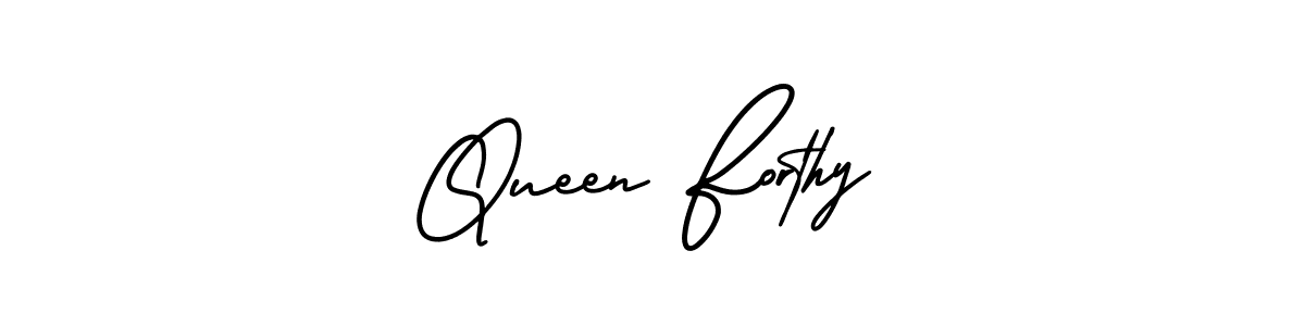 This is the best signature style for the Queen Forthy name. Also you like these signature font (AmerikaSignatureDemo-Regular). Mix name signature. Queen Forthy signature style 3 images and pictures png