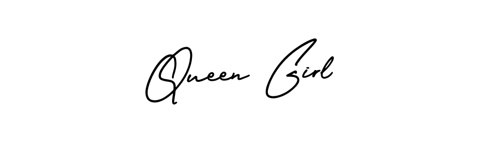 How to make Queen Girl signature? AmerikaSignatureDemo-Regular is a professional autograph style. Create handwritten signature for Queen Girl name. Queen Girl signature style 3 images and pictures png