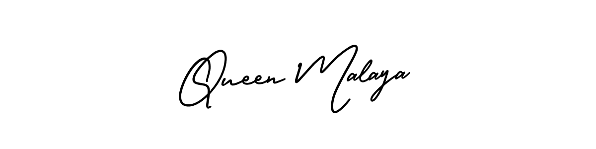 if you are searching for the best signature style for your name Queen Malaya. so please give up your signature search. here we have designed multiple signature styles  using AmerikaSignatureDemo-Regular. Queen Malaya signature style 3 images and pictures png