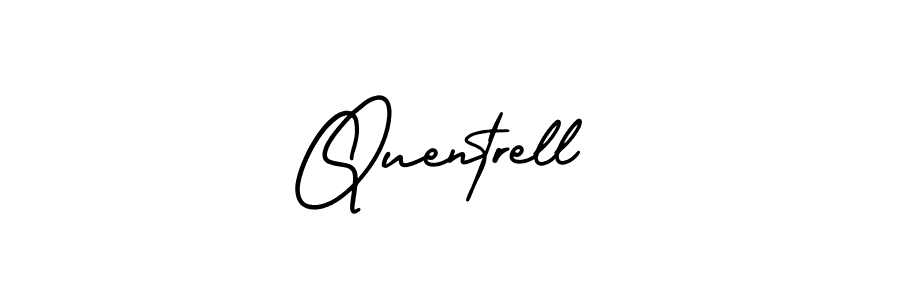 Best and Professional Signature Style for Quentrell. AmerikaSignatureDemo-Regular Best Signature Style Collection. Quentrell signature style 3 images and pictures png