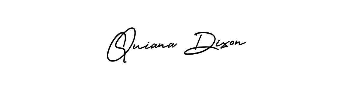 AmerikaSignatureDemo-Regular is a professional signature style that is perfect for those who want to add a touch of class to their signature. It is also a great choice for those who want to make their signature more unique. Get Quiana Dixon name to fancy signature for free. Quiana Dixon signature style 3 images and pictures png