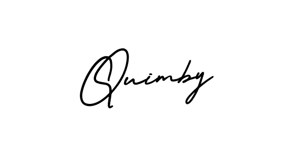 Make a beautiful signature design for name Quimby. Use this online signature maker to create a handwritten signature for free. Quimby signature style 3 images and pictures png