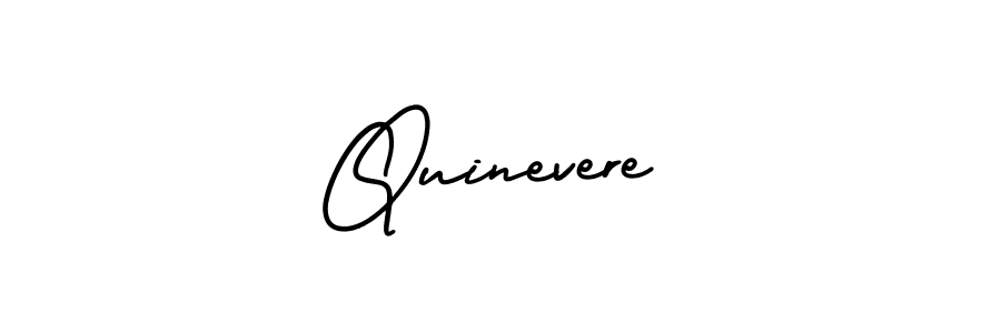 The best way (AmerikaSignatureDemo-Regular) to make a short signature is to pick only two or three words in your name. The name Quinevere include a total of six letters. For converting this name. Quinevere signature style 3 images and pictures png