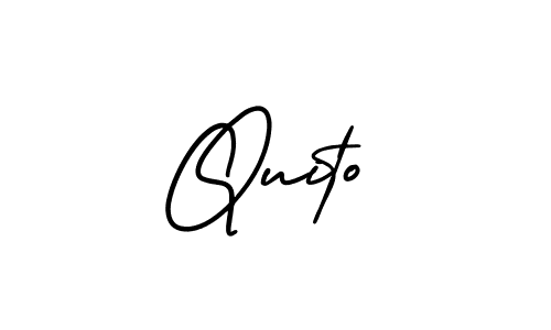 Also You can easily find your signature by using the search form. We will create Quito name handwritten signature images for you free of cost using AmerikaSignatureDemo-Regular sign style. Quito signature style 3 images and pictures png