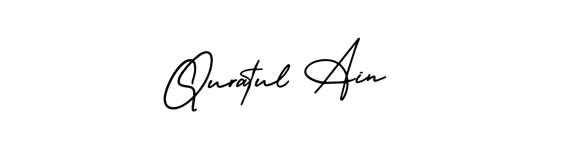 How to Draw Quratul Ain signature style? AmerikaSignatureDemo-Regular is a latest design signature styles for name Quratul Ain. Quratul Ain signature style 3 images and pictures png