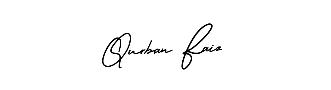 Also You can easily find your signature by using the search form. We will create Qurban Faiz name handwritten signature images for you free of cost using AmerikaSignatureDemo-Regular sign style. Qurban Faiz signature style 3 images and pictures png