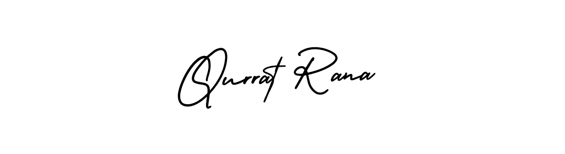 Similarly AmerikaSignatureDemo-Regular is the best handwritten signature design. Signature creator online .You can use it as an online autograph creator for name Qurrat Rana. Qurrat Rana signature style 3 images and pictures png