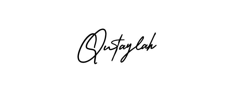 Here are the top 10 professional signature styles for the name Qutaylah. These are the best autograph styles you can use for your name. Qutaylah signature style 3 images and pictures png