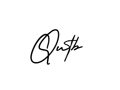 This is the best signature style for the Qutb name. Also you like these signature font (AmerikaSignatureDemo-Regular). Mix name signature. Qutb signature style 3 images and pictures png