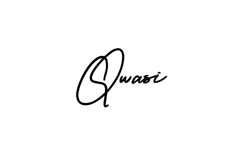 Also You can easily find your signature by using the search form. We will create Qwasi name handwritten signature images for you free of cost using AmerikaSignatureDemo-Regular sign style. Qwasi signature style 3 images and pictures png