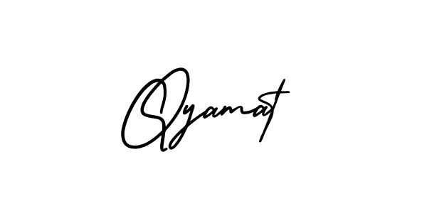 Also You can easily find your signature by using the search form. We will create Qyamat name handwritten signature images for you free of cost using AmerikaSignatureDemo-Regular sign style. Qyamat signature style 3 images and pictures png